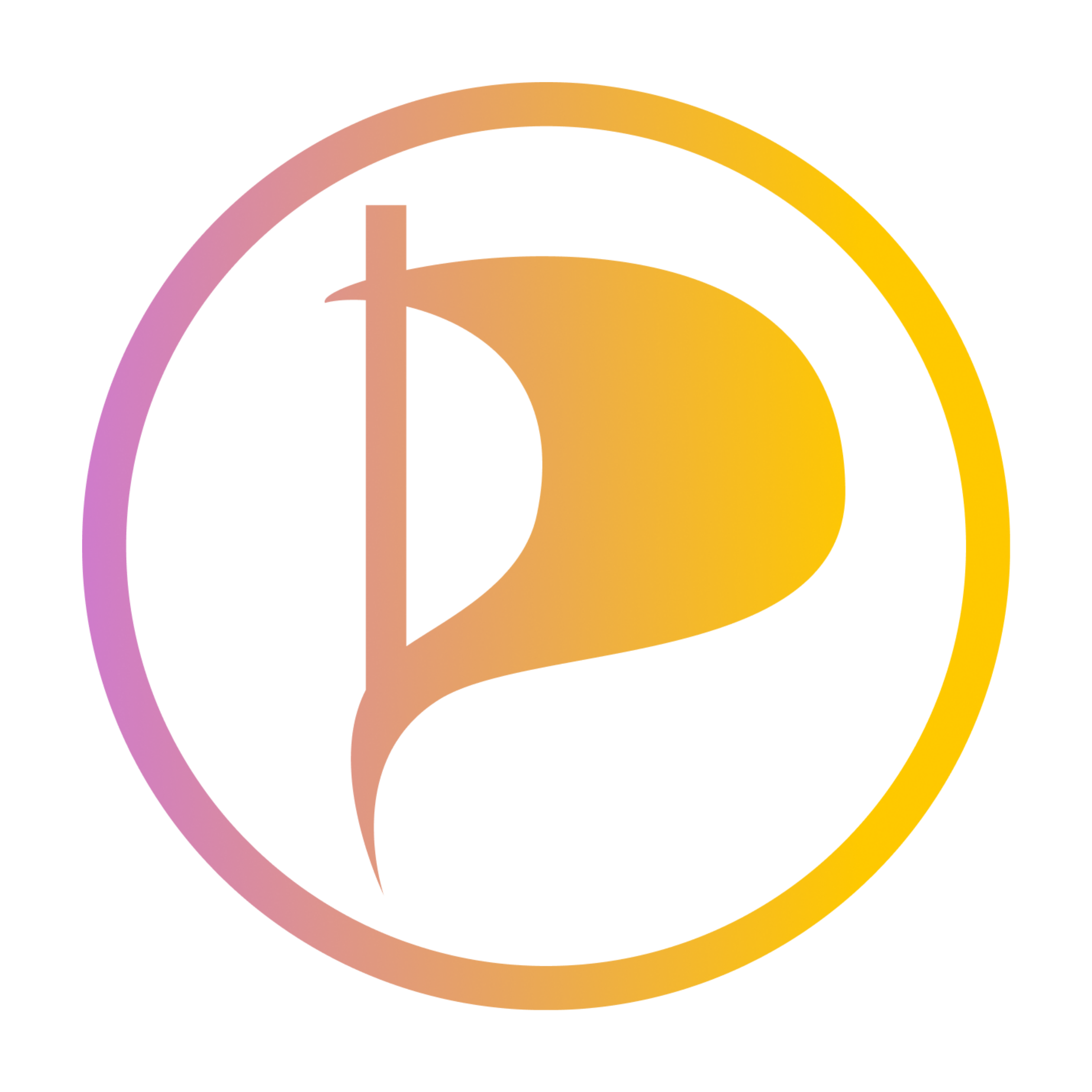Logo České pirátské strany